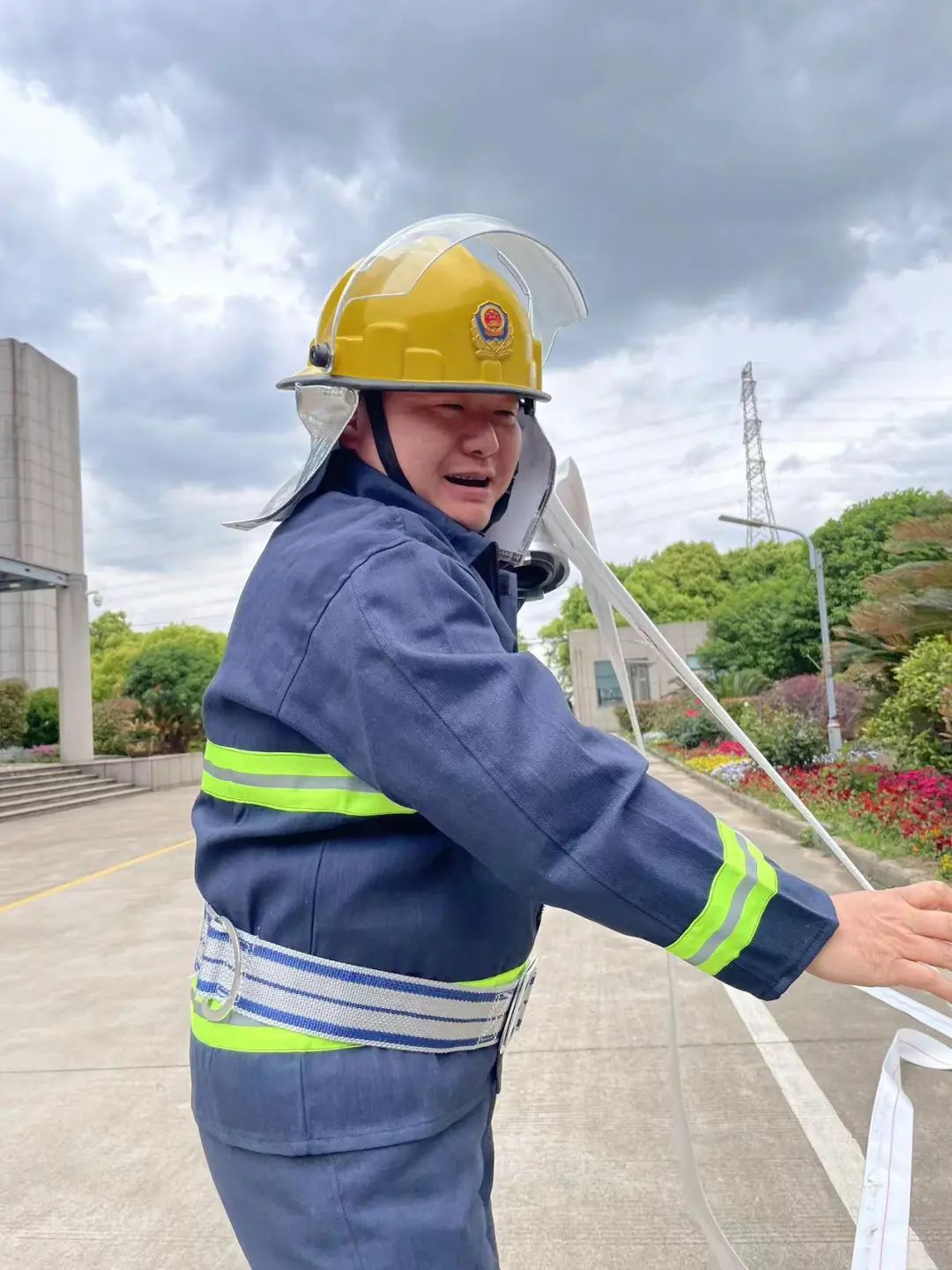 消防演習進(jìn)金鷹，筑牢平安“防火墻”